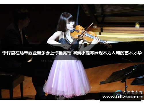 李梓嘉在马来西亚音乐会上惊艳亮相 演奏小提琴展现不为人知的艺术才华 李梓嘉在马来西亚音乐会上惊艳亮相 演奏小提琴展现不为人知的艺术才华
